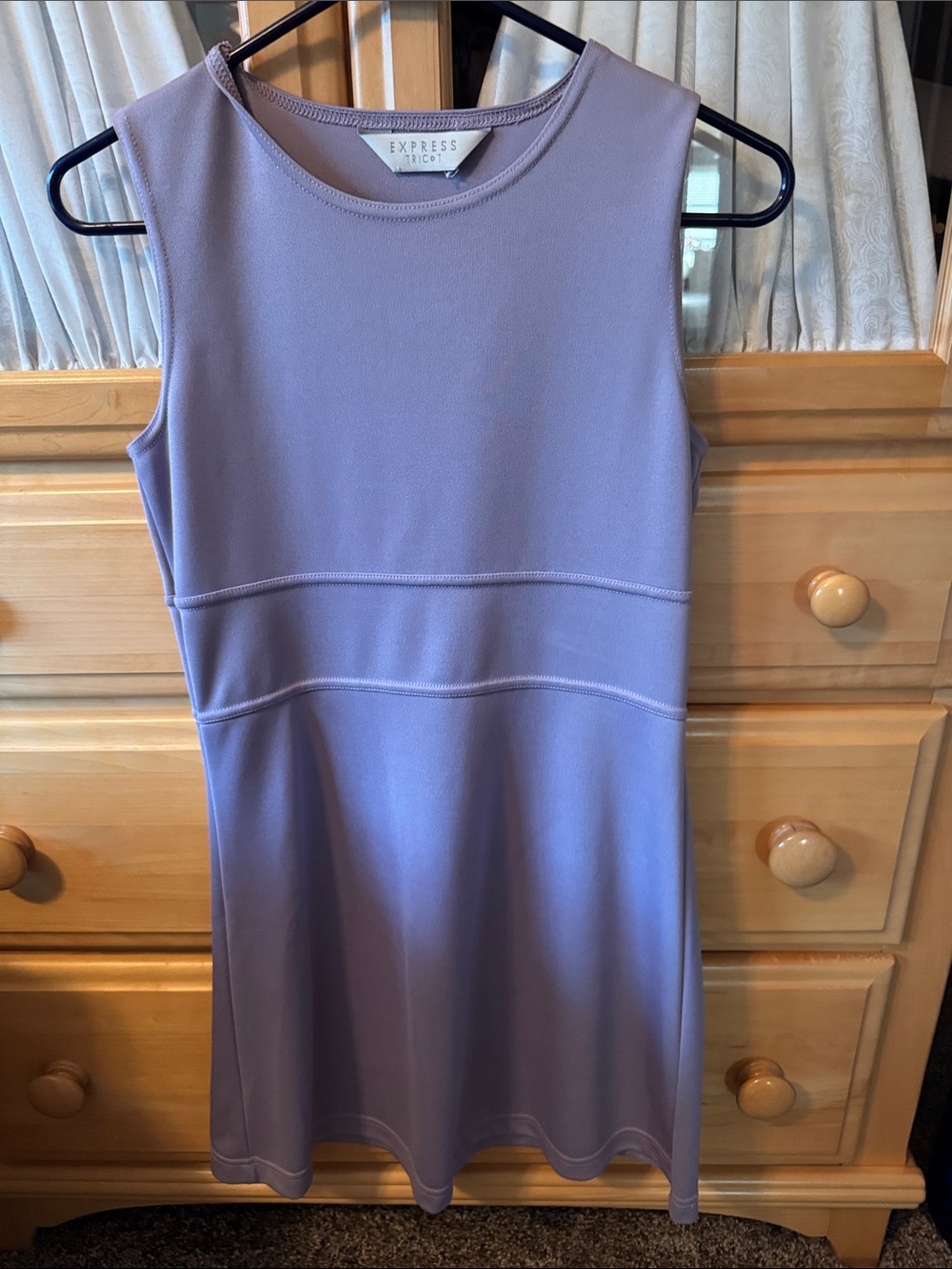 Express Lavender Sleeveless Mini Dress